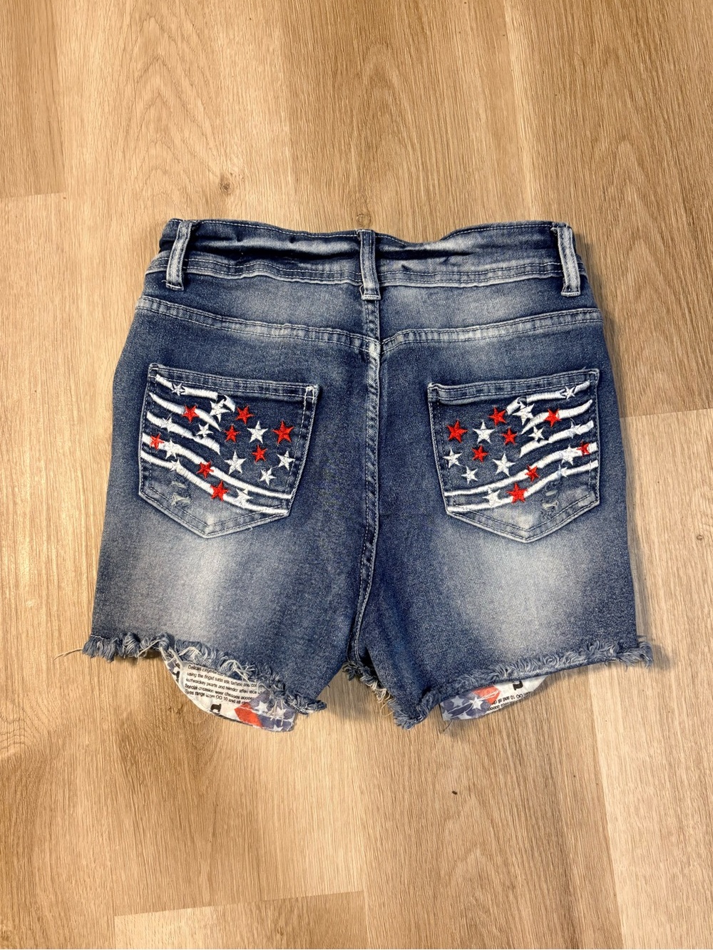 Mini Shorts Women’s Size Medium w/ Pocket Design Y2K Embroidered High Rise